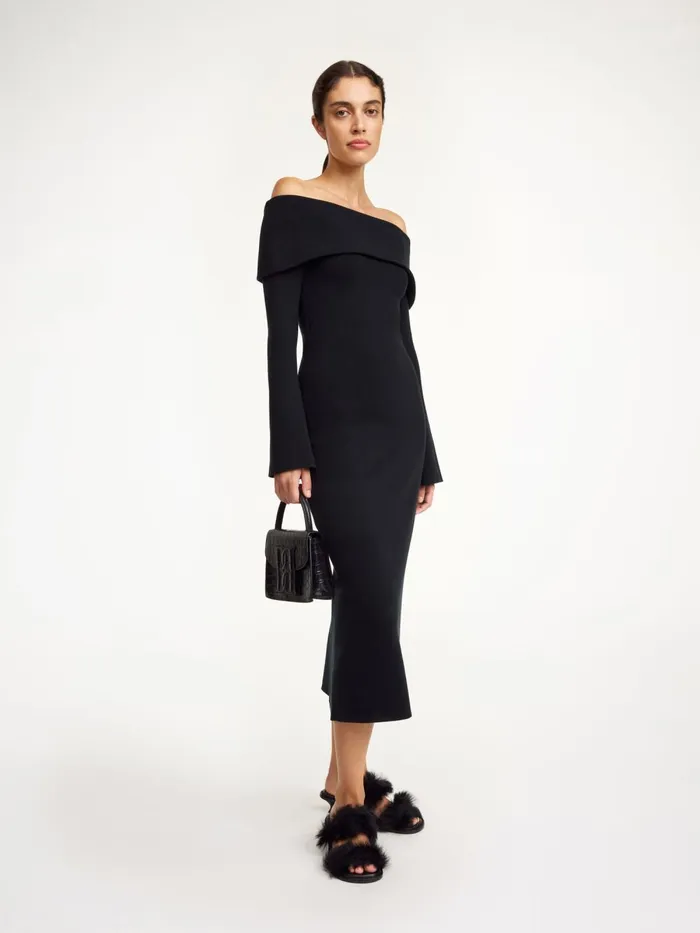 Dresses Women By Malene Birger Bennie Midi Dress Black