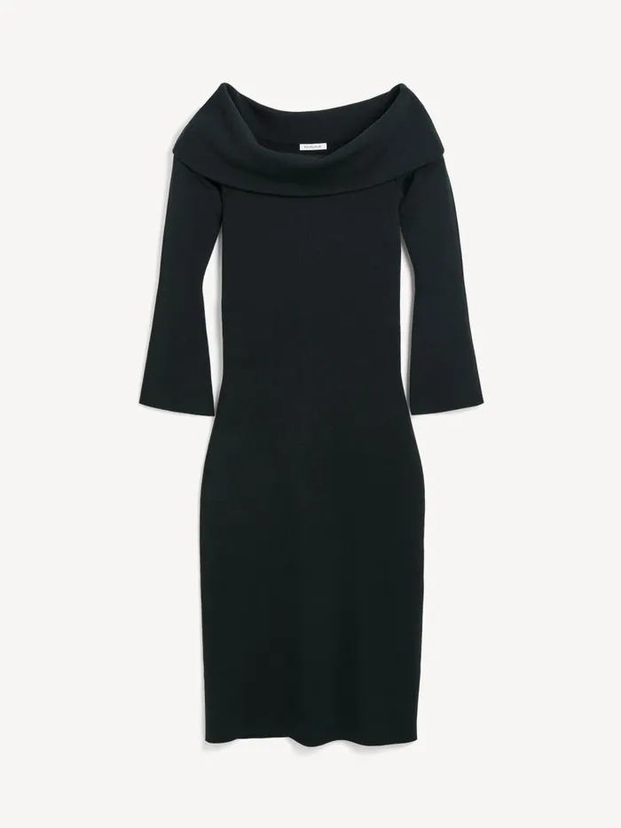 Dresses Women By Malene Birger Bennie Midi Dress Black Dresses Women By Malene Birger Bennie Midi Dress Black