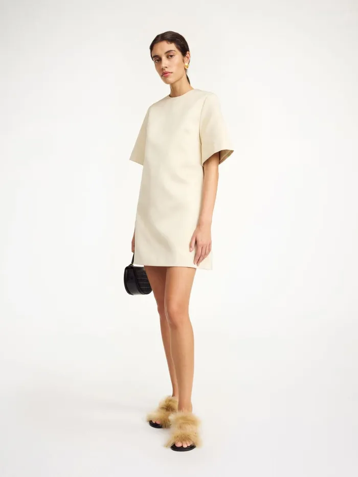 Dresses Women By Malene Birger Harperz Mini Dress Oyster Gray
