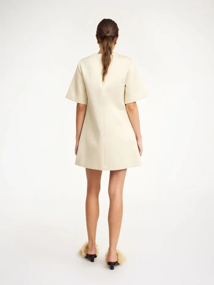 Dresses Women By Malene Birger Harperz Mini Dress Oyster Gray Dresses Women By Malene Birger Harperz Mini Dress Oyster Gray