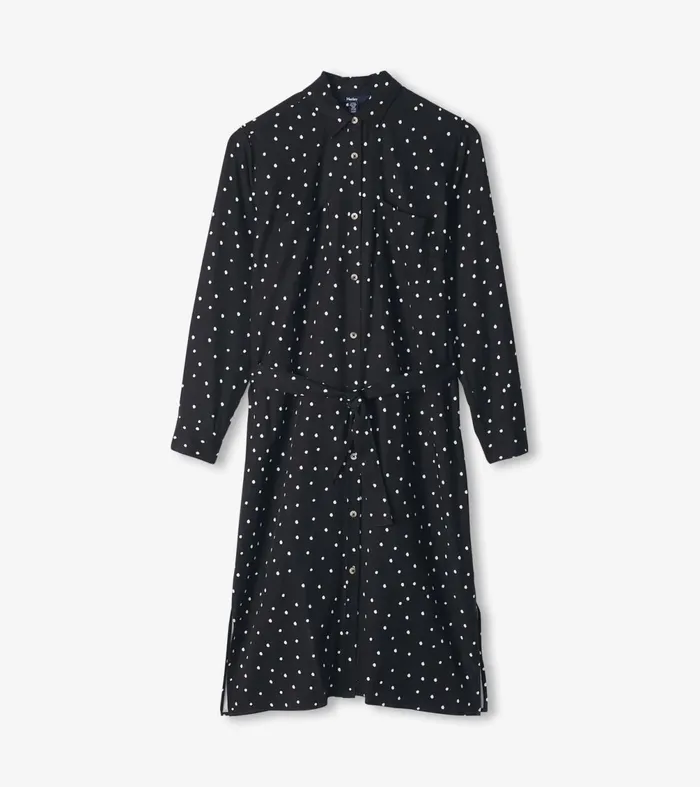 Dresses Women Hatley Midi Shirt Dress 8211 Classic Spots