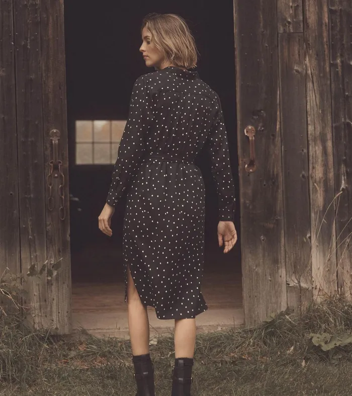 Dresses Women Hatley Midi Shirt Dress 8211 Classic Spots
