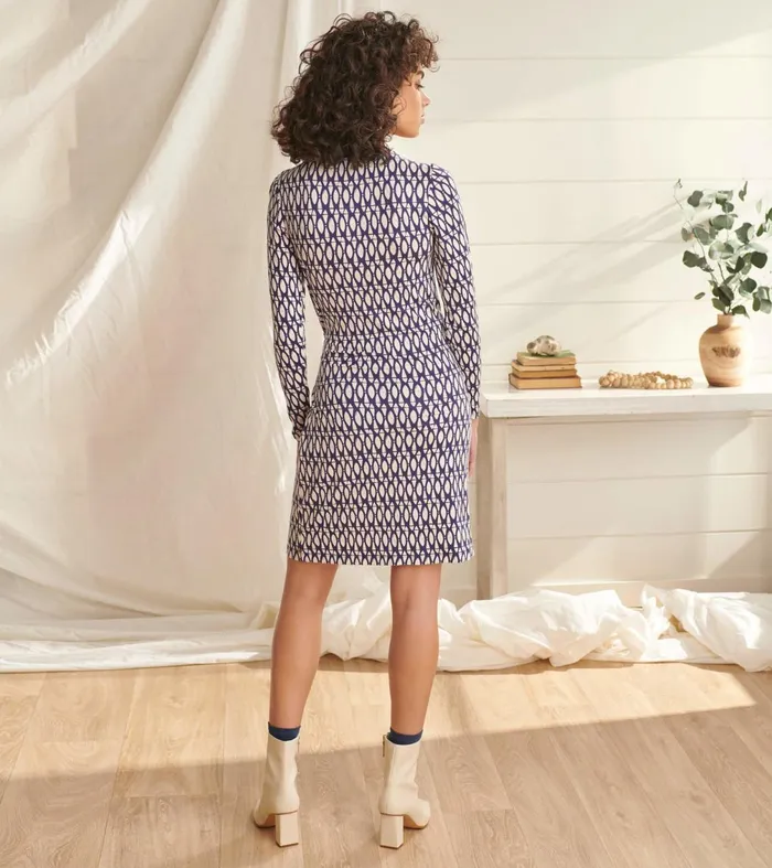 Dresses Women Hatley Wrap Dress 8211 Geometric Cobblestone