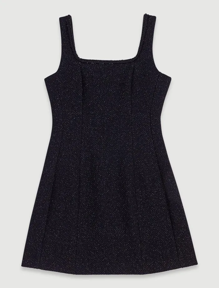 Dresses Women Maje Short Rhinestone Dress Black