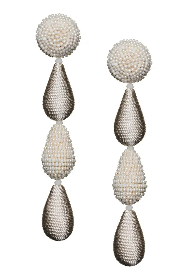 Earrings Women Sachin and Babi Tallulah Earrings 8211 Smooth Beads Thread