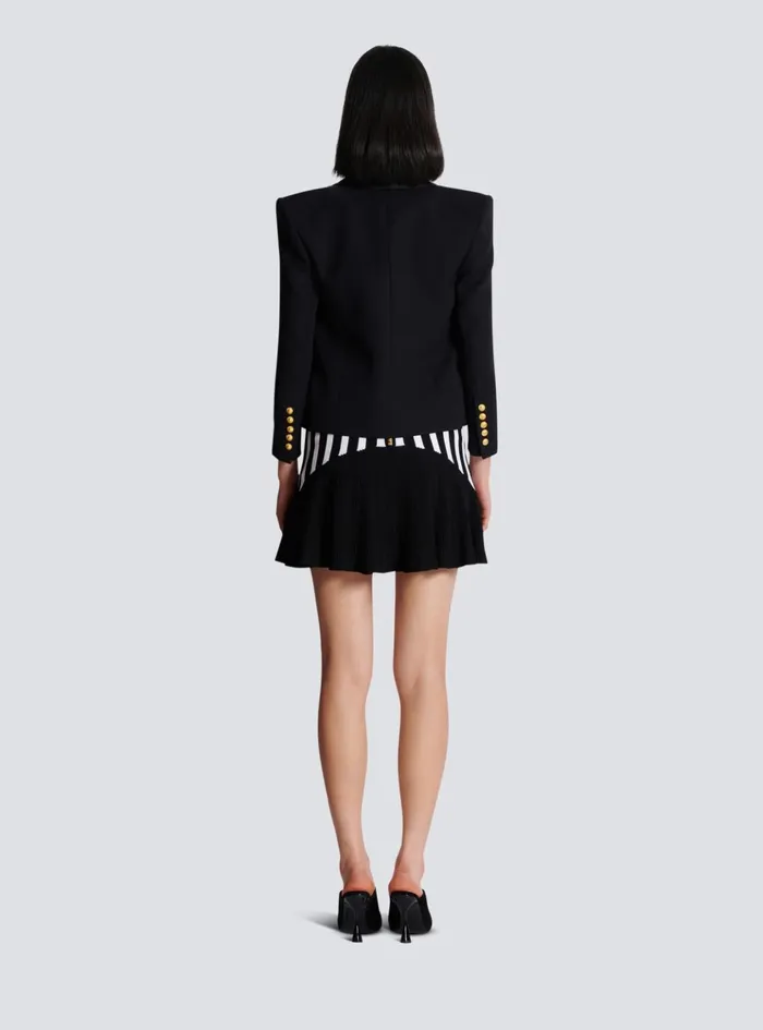 Edgetoedge 6button Jacket Black Women Balmain Jackets And Blazers
