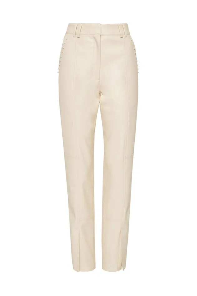 Elaine Pant Sandstone Beige Women Aje Pants