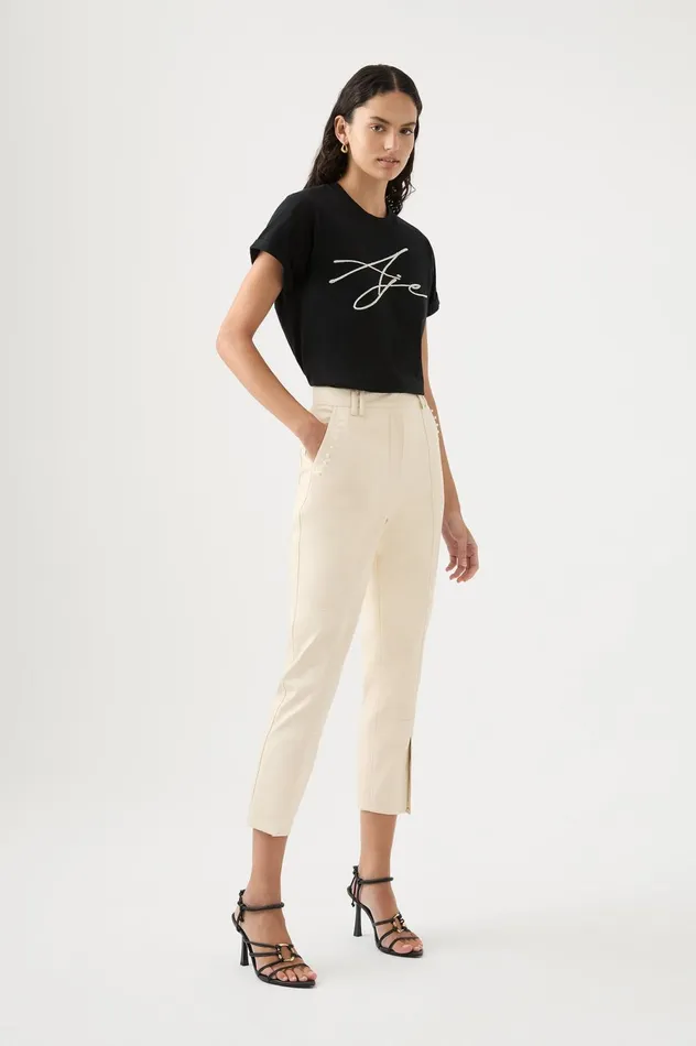 Elaine Pant Sandstone Beige Women Aje Pants