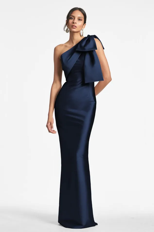 Evening Women Sachin and Babi Bonnie Gown 8211 Night Sky