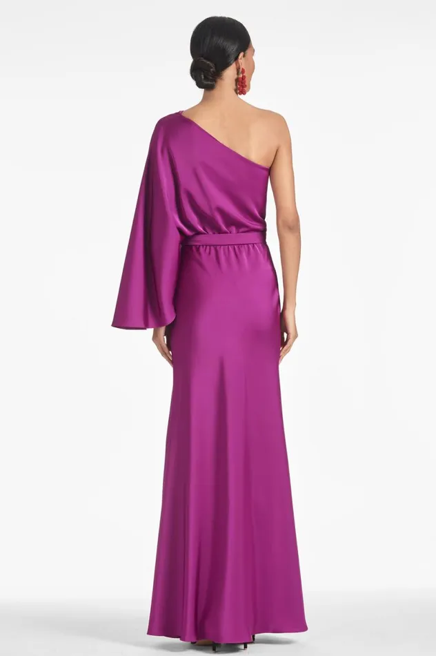 Evening Women Sachin and Babi Cella Gown 8211 Sparkling Grape