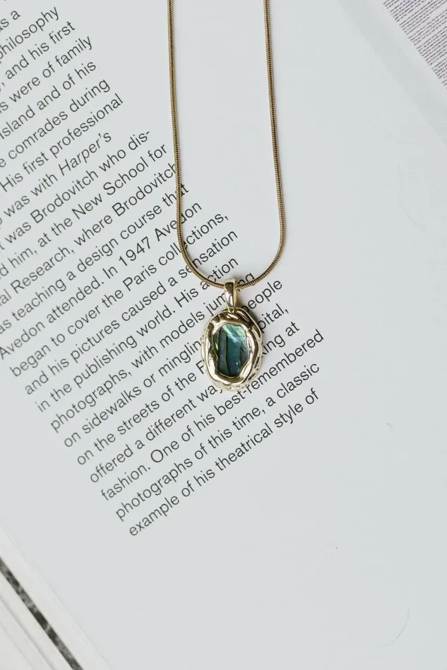 Everlee Pendant Necklace Gold Women Bohme Jewelry