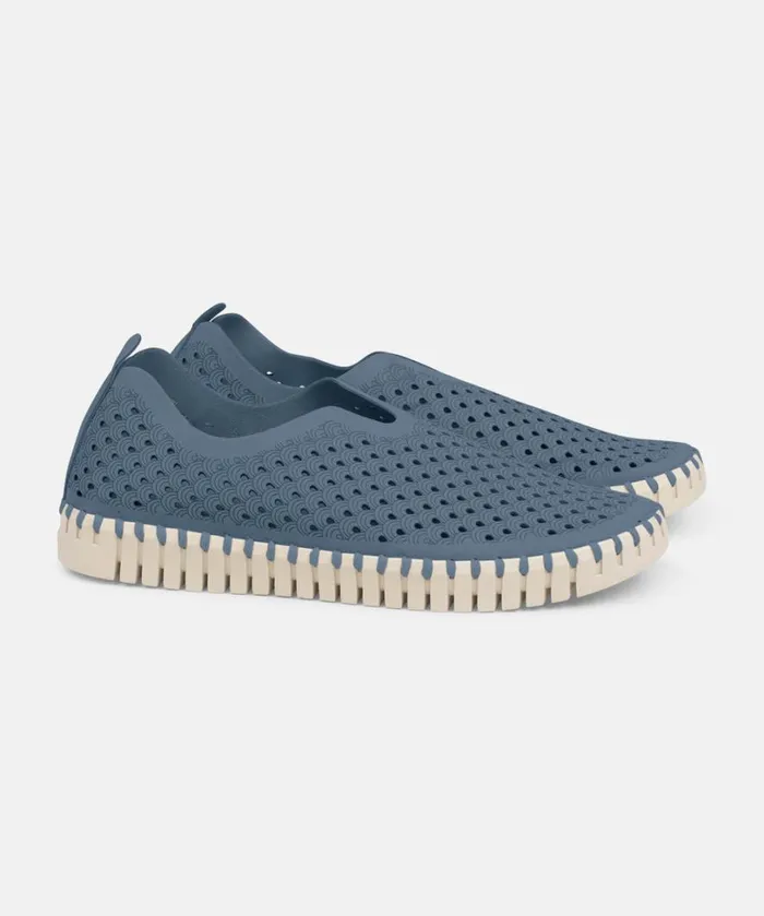 Flats 8211 Grey Blue Shoes Ilse Jacobsen Tulip Flats