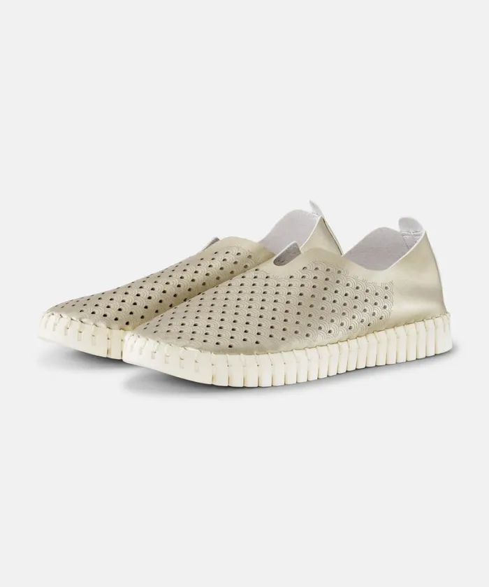 Flats 8211 Platin Shoes Ilse Jacobsen Tulip Flats