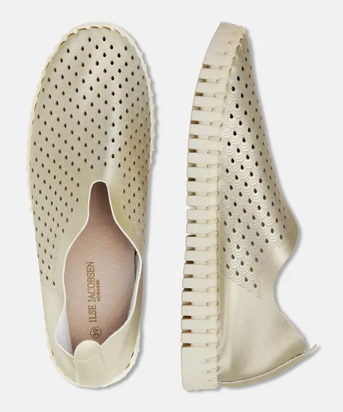 Flats 8211 Platin Shoes Ilse Jacobsen Tulip Flats