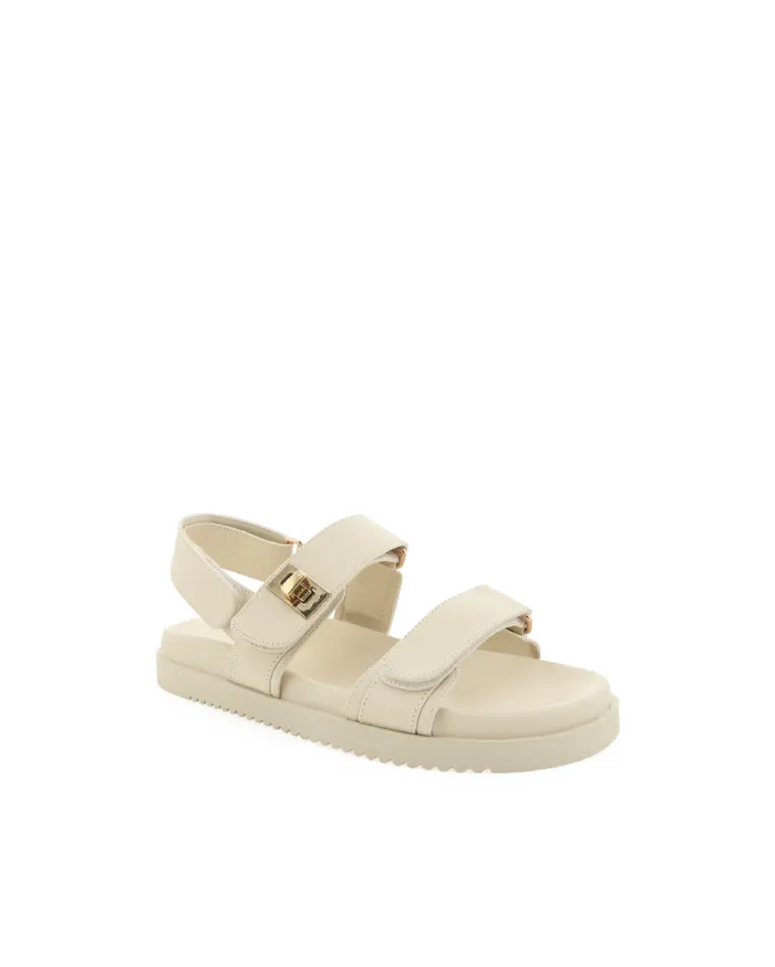 Flats Billini Sandals and Slides ALVINA BONE