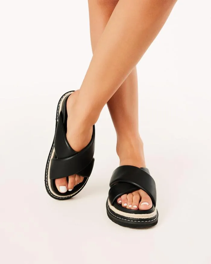 Flats Billini Sandals and Slides ARABEL BLACK
