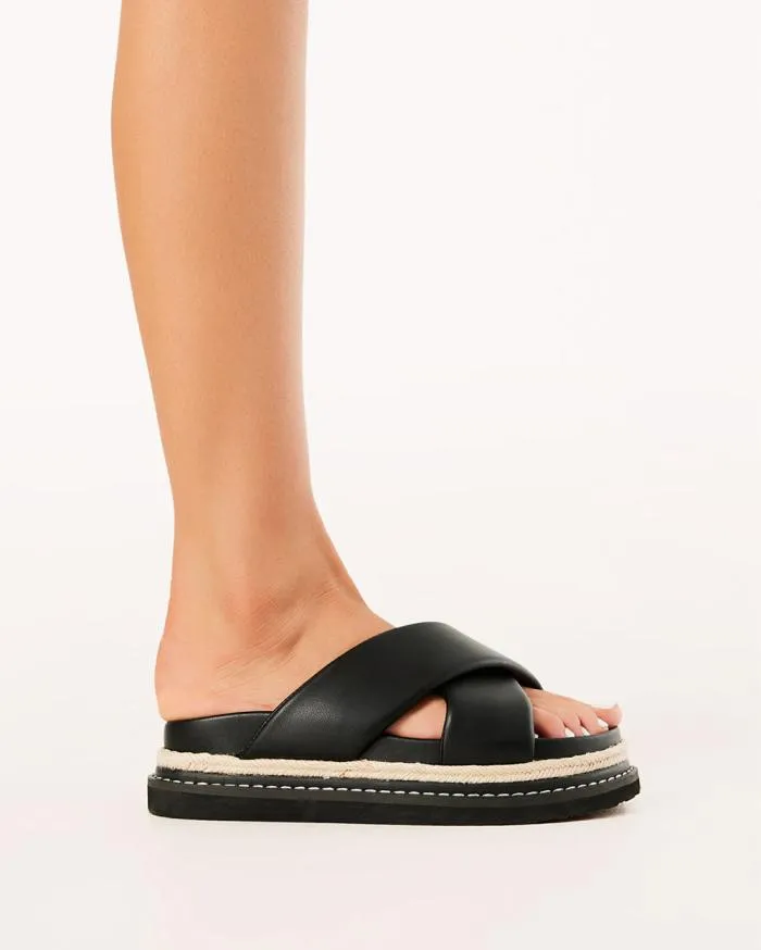Flats Billini Sandals and Slides ARABEL BLACK