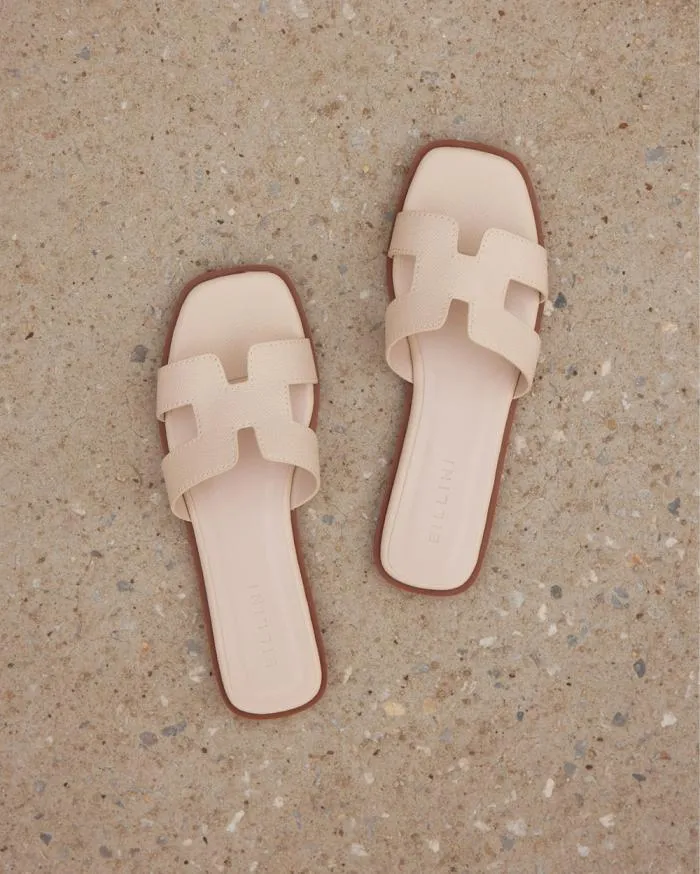 Flats Billini Sandals and Slides GORDY LIGHT BEIGE