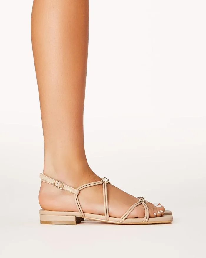 Flats Billini Sandals and Slides MARIAH CASHEW