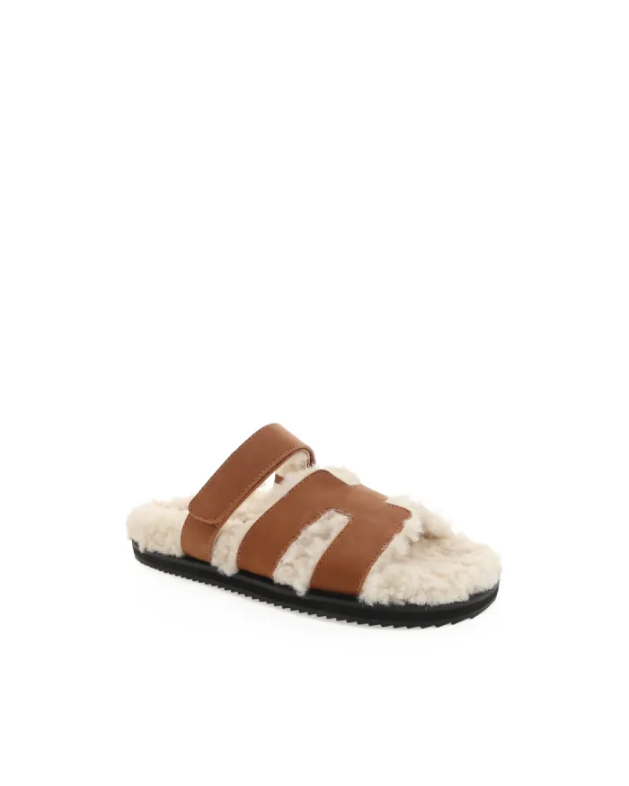 Flats Billini Sandals and Slides TORBIN TAN SUEDECREAM