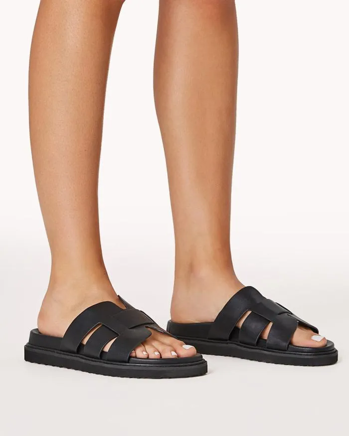 Flats Billini Sandals and Slides ZANNA BLACK