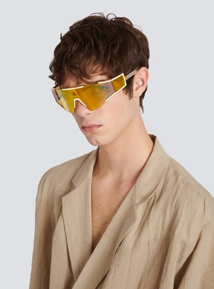 Fleche Sunglasses Yellow WomenMen Balmain Eyewear