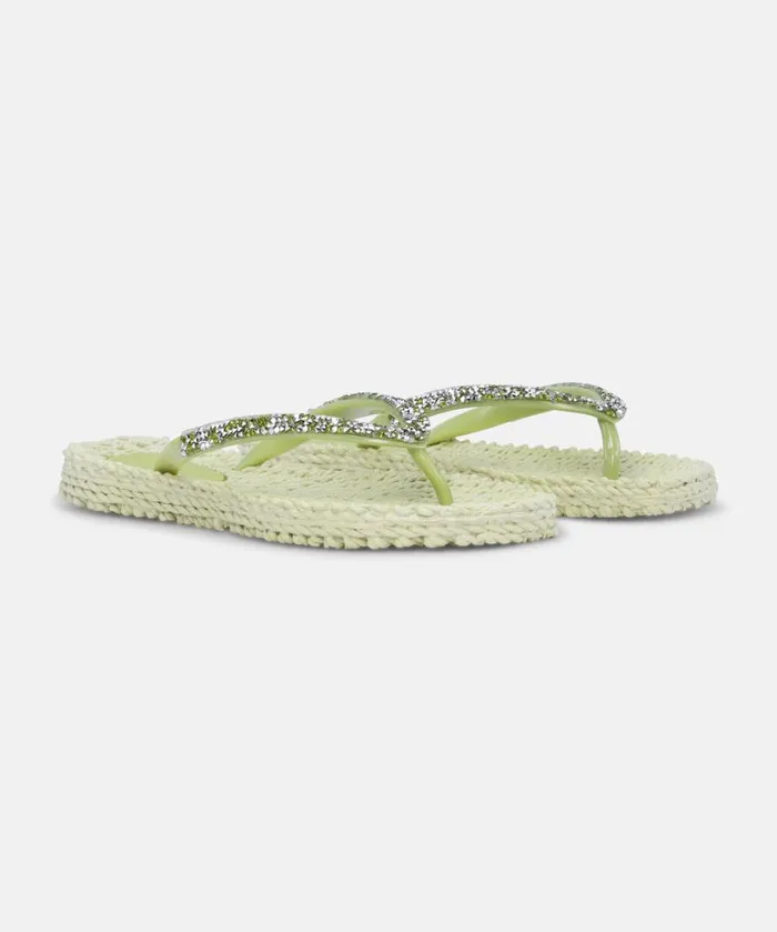Flip Flop With Glitter 8211 Moss Shoes Ilse Jacobsen Flip Flops