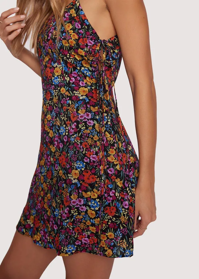 Flora Garden Mini Dress Blacklavender Women Lost Wander Dresses