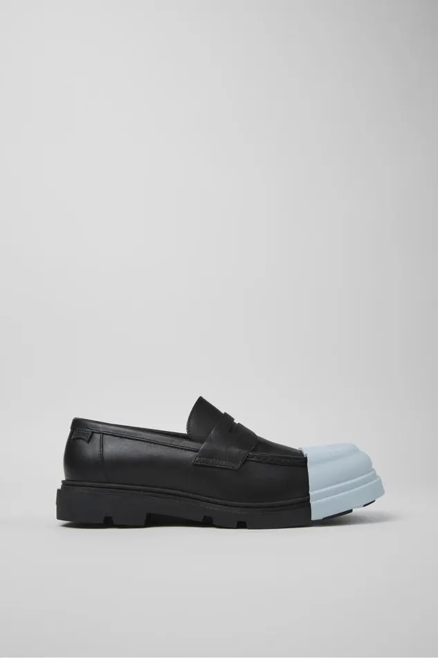 Formal Shoes Men Camper Junction Black Leather Moccasin Formal Shoes Men Camper Junction Black Leather Moccasin