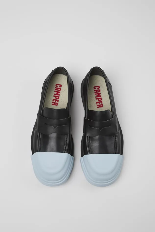 Formal Shoes Men Camper Junction Black Leather Moccasin Formal Shoes Men Camper Junction Black Leather Moccasin