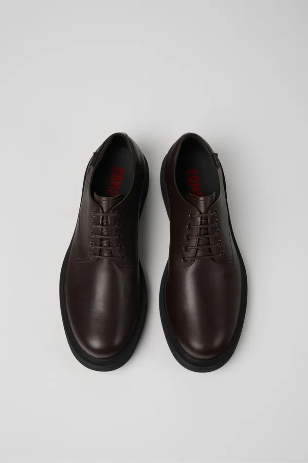 Formal Shoes Men Camper Norman Brown Leather Shoes Formal Shoes Men Camper Norman Brown Leather Shoes