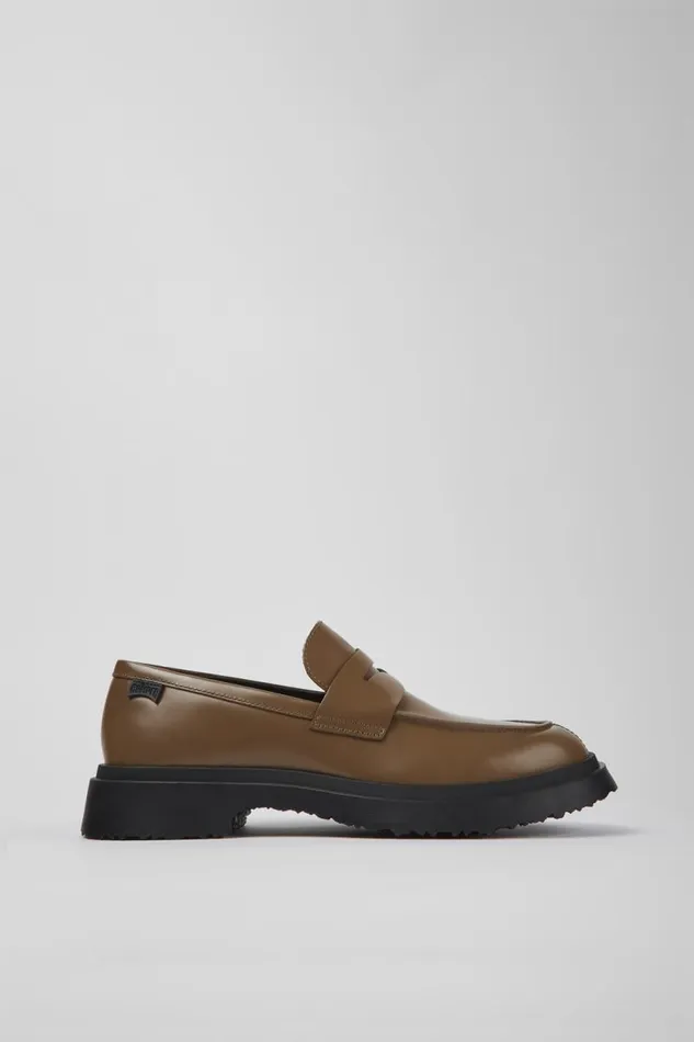 Formal Shoes Men Camper Walden Brown Leather Loafers Formal Shoes Men Camper Walden Brown Leather Loafers