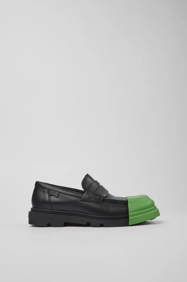 Formal Shoes Women Camper Junction Black Leather Loafer Formal Shoes Women Camper Junction Black Leather Loafer