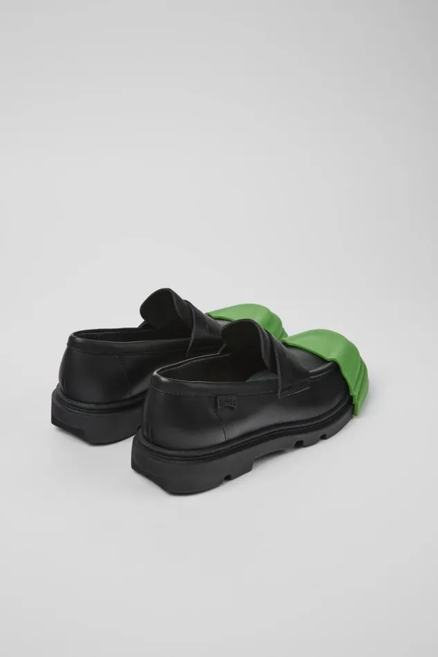 Formal Shoes Women Camper Junction Black Leather Loafer Formal Shoes Women Camper Junction Black Leather Loafer
