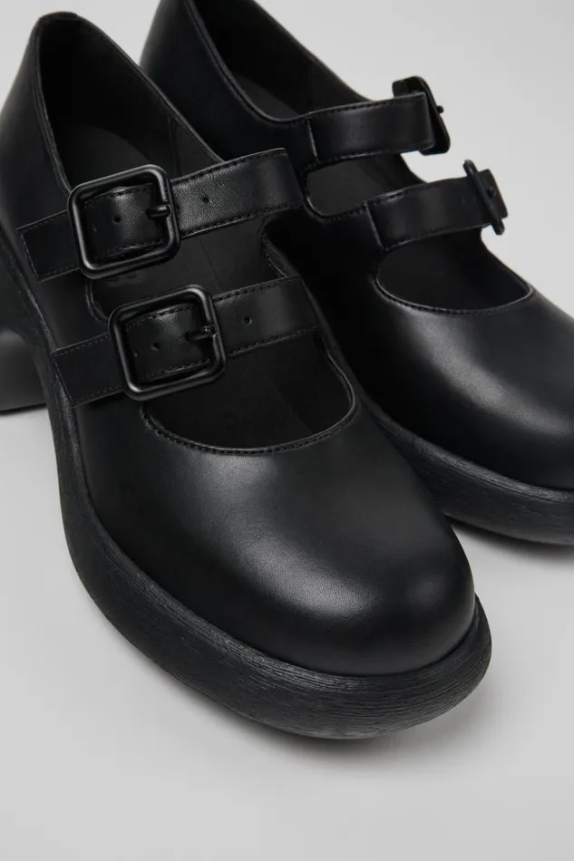 Formal Shoes Women Camper Thelma Black Leather Shoe