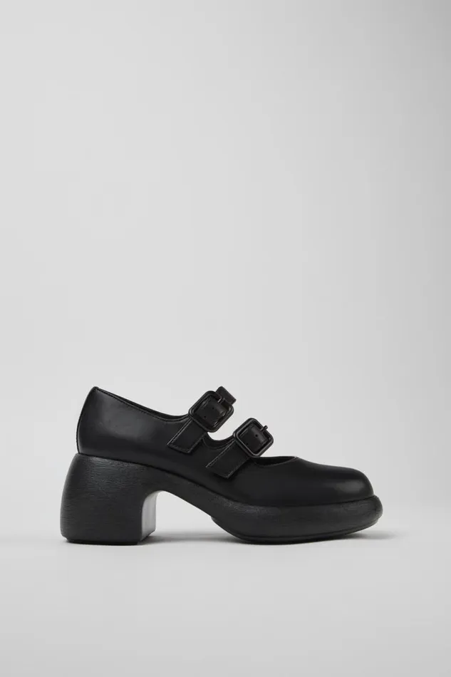 Formal Shoes Women Camper Thelma Black Leather Shoe Formal Shoes Women Camper Thelma Black Leather Shoe