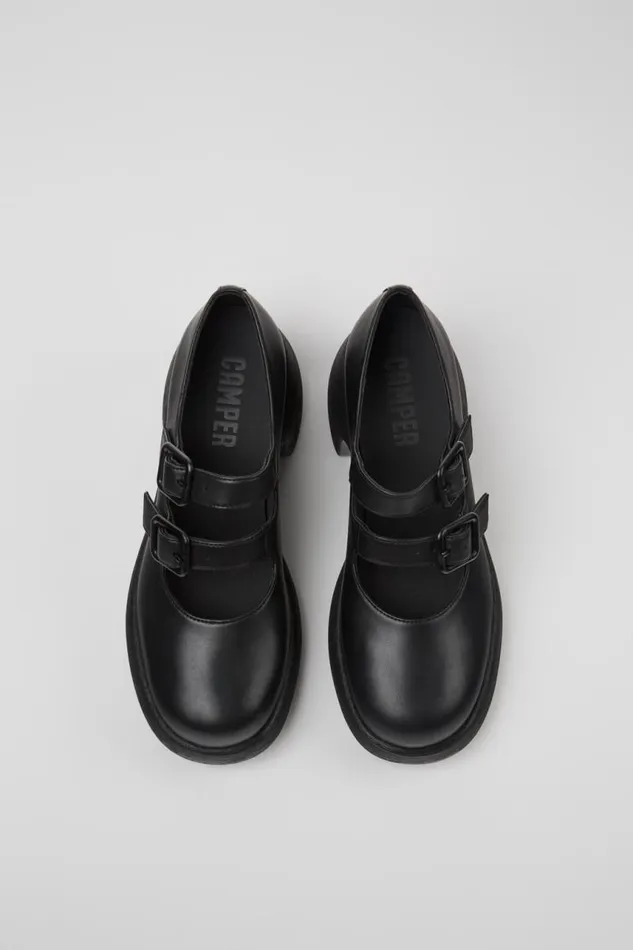 Formal Shoes Women Camper Thelma Black Leather Shoe Formal Shoes Women Camper Thelma Black Leather Shoe