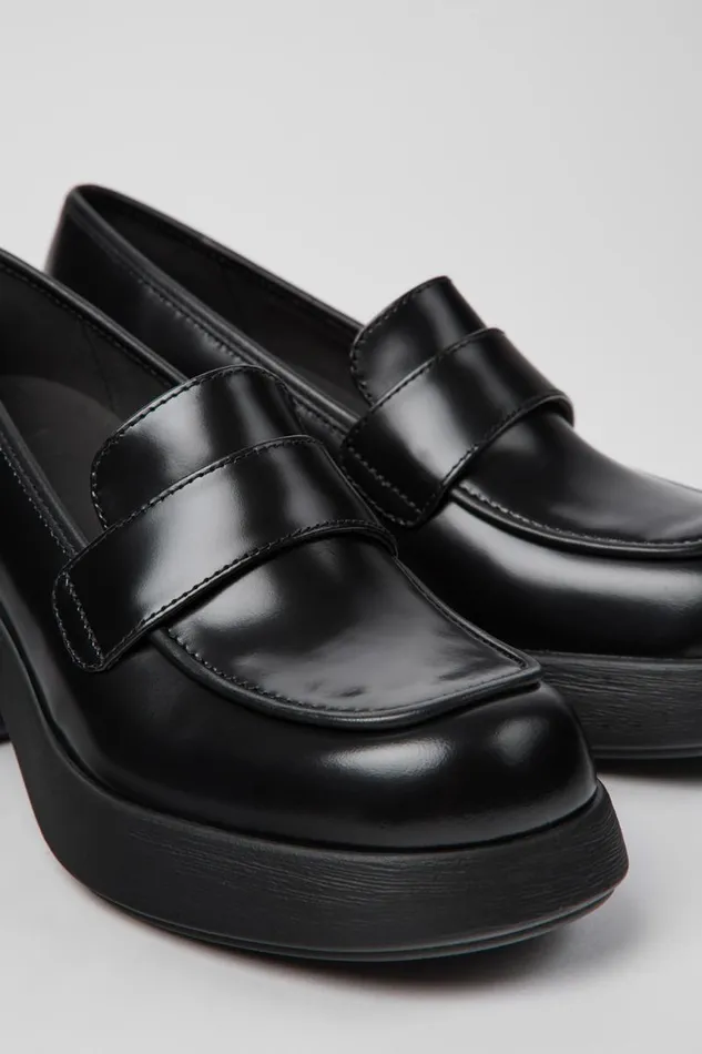 Formal Shoes Women Camper Thelma Black Leather Shoes