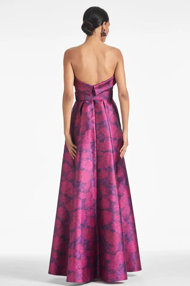 Formal Women Sachin and Babi Brielle Gown 8211 Magenta Bloom