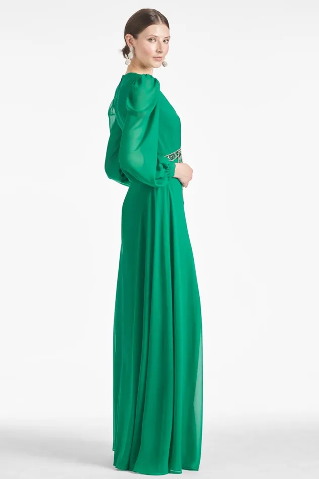 Formal Women Sachin and Babi Ramsey Gown 8211 Malachite