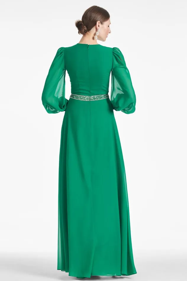 Formal Women Sachin and Babi Ramsey Gown 8211 Malachite
