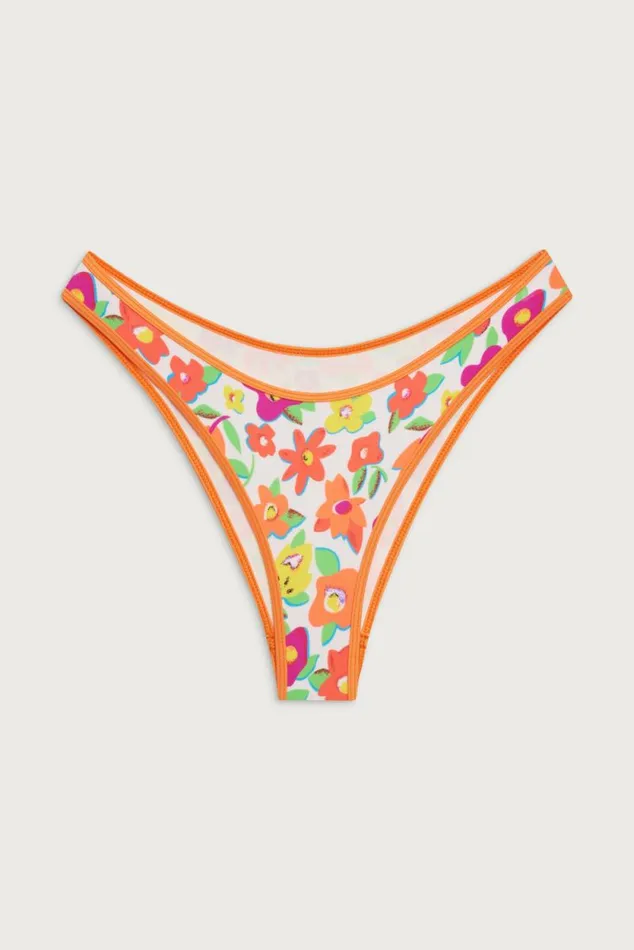 Frankies Bikinis Bikinis Women Dove Shine Classic Bikini Bottom French Flowers