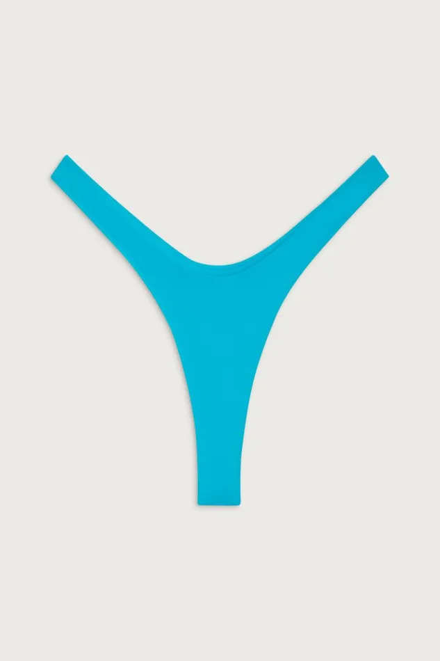 Frankies Bikinis Bikinis Women Full Moon Micro Bikini Bottom Morning Blue