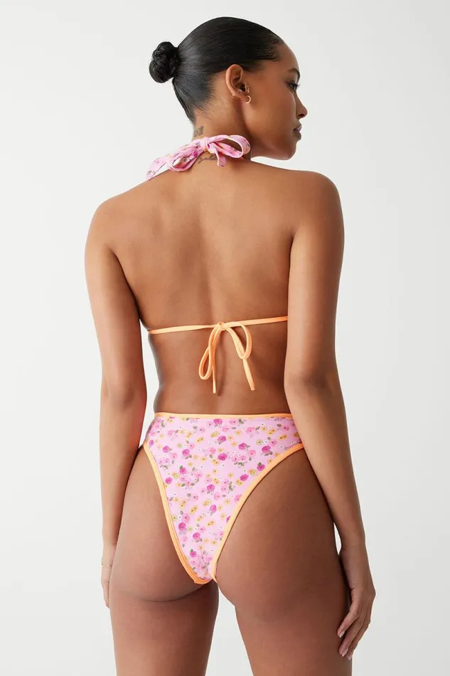 Frankies Bikinis Bikinis Women Laura High Waist Cheeky Bikini Bottom Queen039s Bath