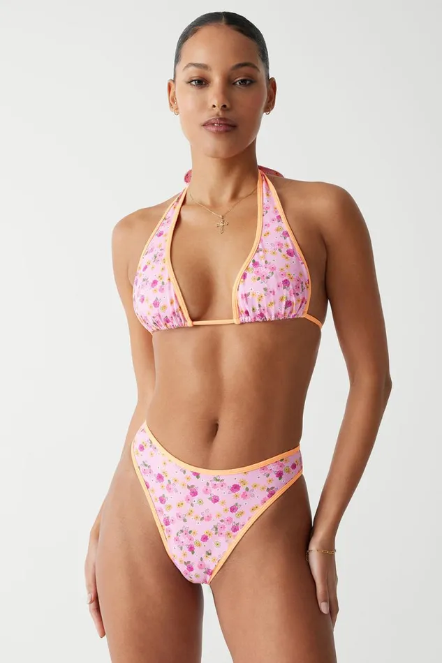 Frankies Bikinis Bikinis Women Laura High Waist Cheeky Bikini Bottom Queen039s Bath