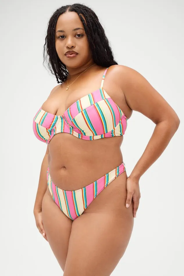 Frankies Bikinis Bikinis Women X DJERF AVENUE Matilda Underwire Bikini Top Mood Ring