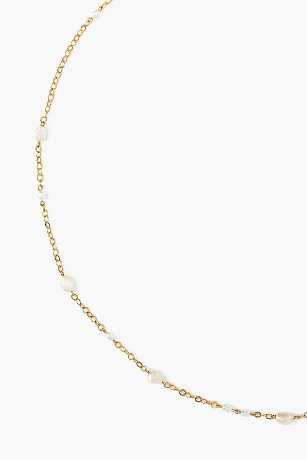 FreeForm Pearl Necklace White Women Chan Luu Necklaces
