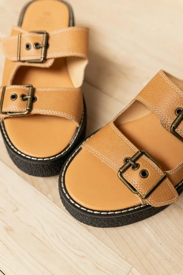 Gabriella Platform Sandals In Camel Camel Women Bohme Shoes