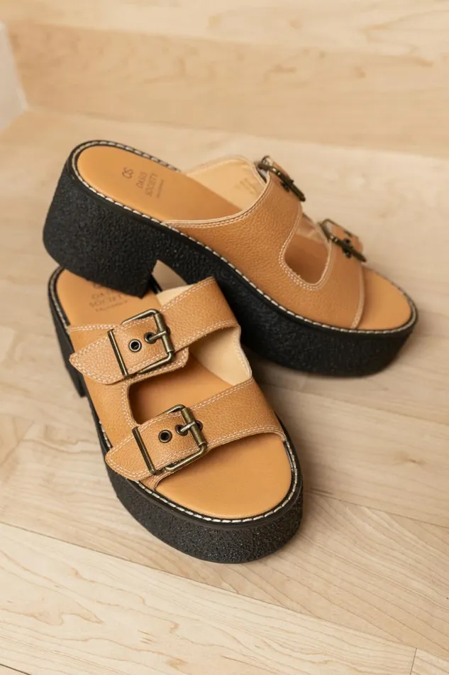 Gabriella Platform Sandals In Camel Camel Women Bohme Shoes