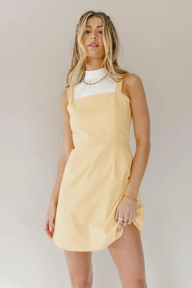 Ginny Mini Dress 8211 FINAL SALE Yellow Women Bohme Dresses